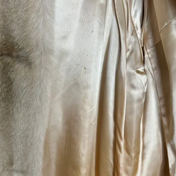 Vtg Adolph Schuman for Lilli Ann Woman’s Coat Light Brown Faux Mink Fur English - Picture 11 of 15
